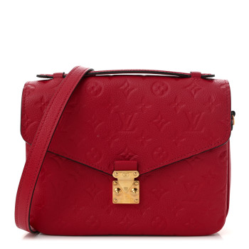 LOUIS VUITTON Empreinte Pochette Metis Cherry