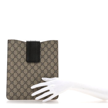 GUCCI GG Plus Monogram iPad Case Ebony