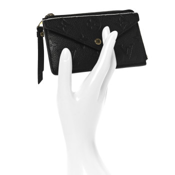 LOUIS VUITTON Empreinte Recto Verso Card Holder Black
