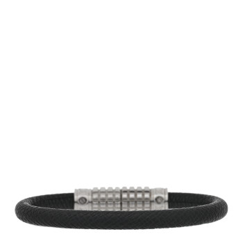 LOUIS VUITTON Damier Graphite Digit Bracelet 19