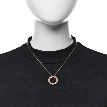 CARTIER 18K Pink Gold LOVE Pendant Necklace