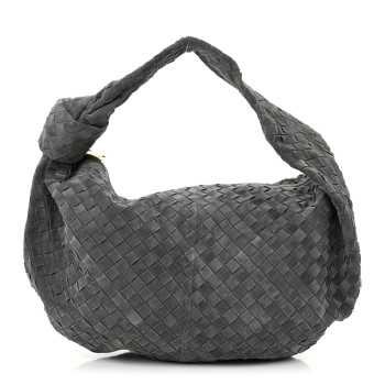 BOTTEGA VENETA Suede Intrecciato Medium Jodie Thunder