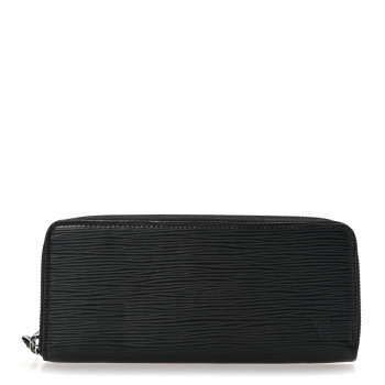 LOUIS VUITTON Epi Clemence Wallet Black