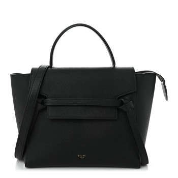 CELINE Grained Calfskin Micro Belt Bag Black