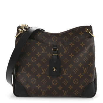 LOUIS VUITTON Monogram Odeon MM Black