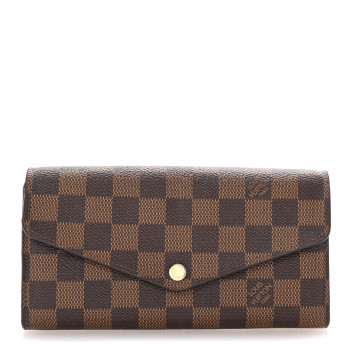LOUIS VUITTON Damier Ebene Sarah Wallet NM