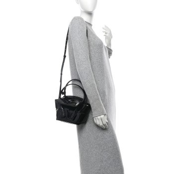 BOTTEGA VENETA Patent Maxi Intrecciato Mini Arco Black