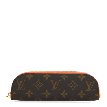 LOUIS VUITTON Monogram Charlotte Pencil Pouch Orange