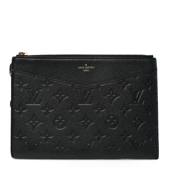 LOUIS VUITTON Empreinte Pochette Melanie MM Black