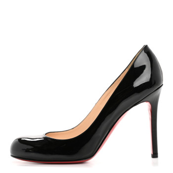 CHRISTIAN LOUBOUTIN Patent Simple 100 Pumps 37 Black