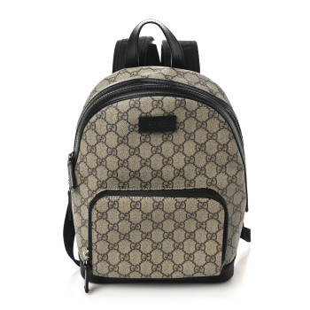GUCCI GG Supreme Monogram Small Eden Day Backpack Black