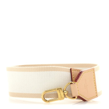 LOUIS VUITTON Monogram Vibe LV Shoulder Strap Beige White