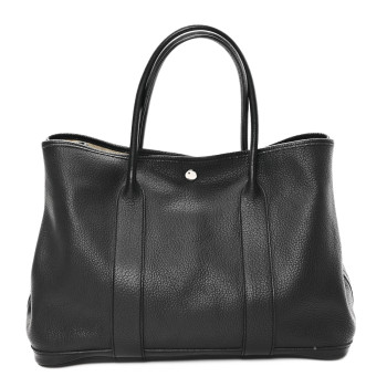 HERMES Negonda Garden Party Tote 36 MM Black