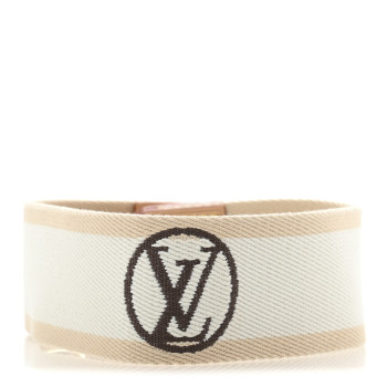 LOUIS VUITTON Monogram Vibe LV Shoulder Strap Beige White