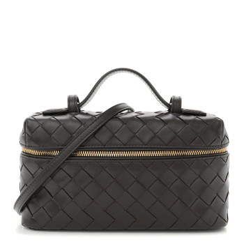 BOTTEGA VENETA Nappa Intrecciato Bang Bang Vanity Case Fondant