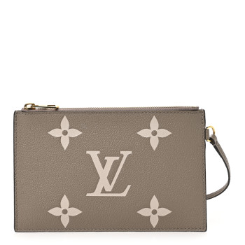 LOUIS VUITTON Empreinte Monogram Giant Neonoe MM Pochette Tourterelle Creme