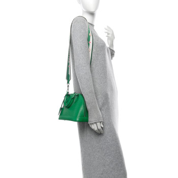LOUIS VUITTON Epi Jacquard Alma BB Serpentine