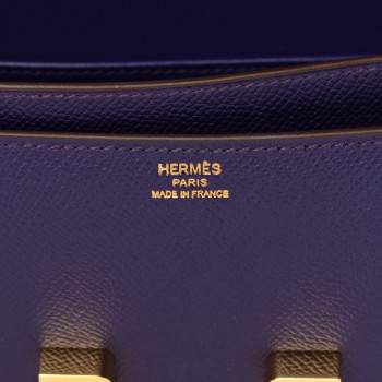 HERMES Epsom Constance Elan 25 Crocus 1350623 | FASHIONPHILE