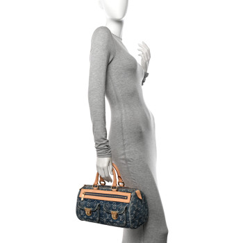 LOUIS VUITTON Monogram Denim Neo Speedy Blue