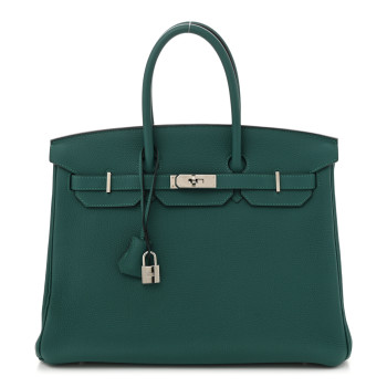 HERMES Togo Birkin 35 Malachite