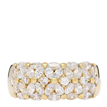 PARKER & WEST BY FASHIONPHILE 18K Yellow Gold Diamond 1.53ctw Band Ring 53 6.5