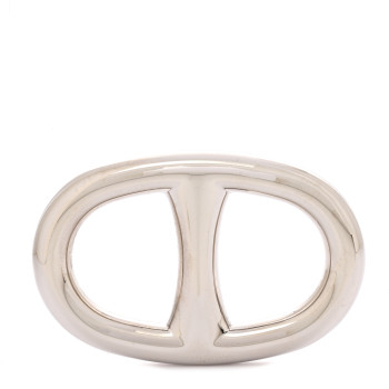 HERMES Palladium Chaine D'Ancre Scarf Ring