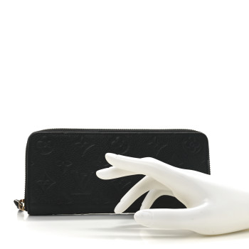 LOUIS VUITTON Empreinte Clemence Wallet Black