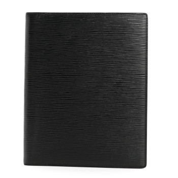 LOUIS VUITTON Epi Desk Agenda Cover Black