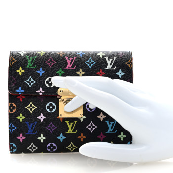 LOUIS VUITTON Monogram Multicolor Koala Wallet Black