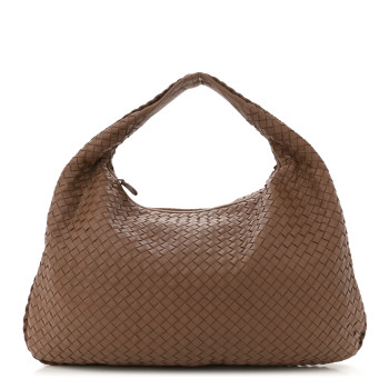 BOTTEGA VENETA Nappa Intrecciato Large Veneta Hobo  Noce