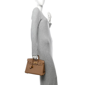HERMES Togo Birkin 25 Chai