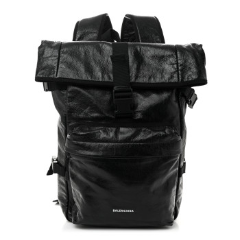 BALENCIAGA Agneau Classic Backpack Black