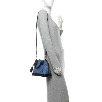 LOUIS VUITTON Epi Alma BB Denim Light