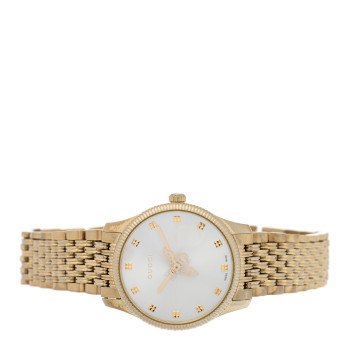 GUCCI Stainless Steel 29mm G-Timeless Bee Quartz Watch Gold