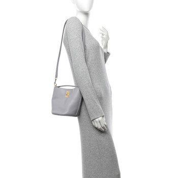 CELINE Smooth Calfskin Teen Bucket 16 Light Grey