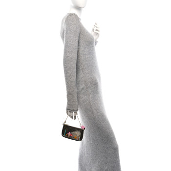 LOUIS VUITTON Monogram 2022 Christmas Animation Paris Mini Pochette Accessories Pink