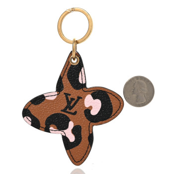 LOUIS VUITTON Monogram Wild At Heart Illustre Bag Charm Key Arizona