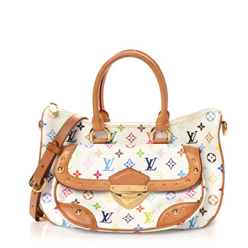 LOUIS VUITTON Monogram Multicolor Rita White