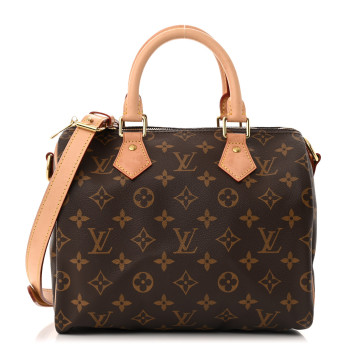 LOUIS VUITTON Monogram Speedy Bandouliere 25