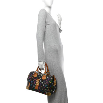LOUIS VUITTON Monogram Multicolor Speedy 30 Black