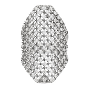 PARKER & WEST BY FASHIONPHILE Platinum Diamond 2.00ctw Cocktail Ring 54 6.75