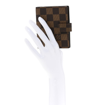 LOUIS VUITTON Damier Ebene Mini Agenda Cover