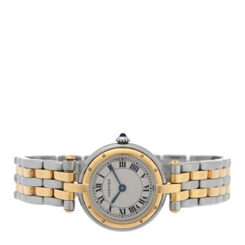 CARTIER Stainless Steel 18K Yellow Gold 24mm Panthere Vendome Quartz Watch