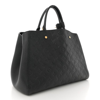 LOUIS VUITTON Empreinte Montaigne GM Black