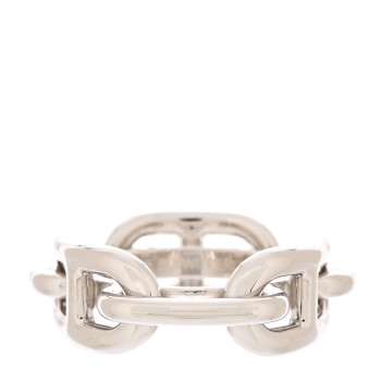HERMES Palladium Regate Scarf Ring
