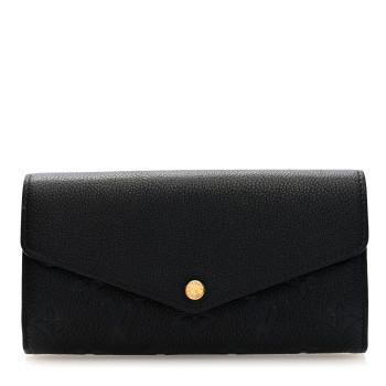 LOUIS VUITTON Empreinte Sarah Wallet NM Black