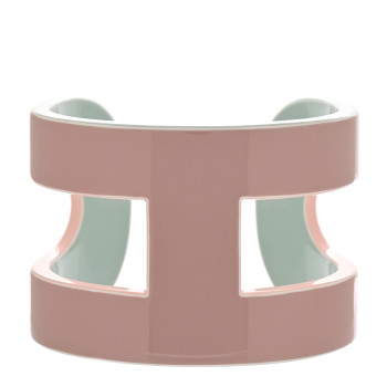 HERMES Lacquered Wood Ano Cuff PM
