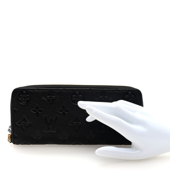LOUIS VUITTON Empreinte Clemence Wallet Black