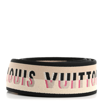 LOUIS VUITTON Jacquard Speedy Bandouliere 20 Shoulder Strap Black