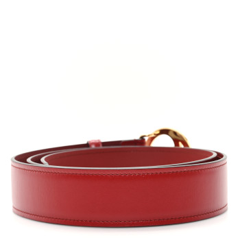 GUCCI Ciny Lux Calfskin Blondie 40mm Belt 105 42 Blondie Red